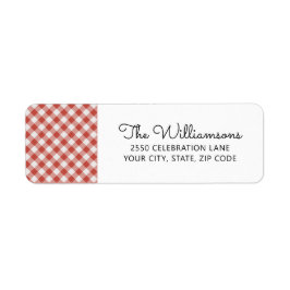 Etiqueta Dirección de devolución del Personalizado de la pl