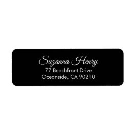 Etiqueta Dirección de devolución _dirección de escritura a 