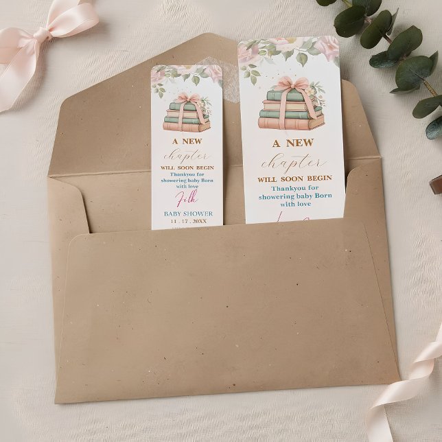 Etiqueta Dirección de devolución floral femenina rosa (Subido por el creador)