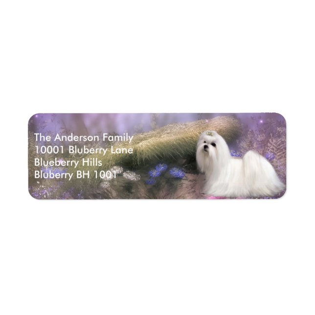 Etiqueta Dirección de Devolución Maltés (Frente)