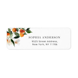 Etiqueta Dirección de devolución para baby shower Little cu