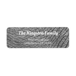 Etiqueta Dirección de devolución personalizada de la piel d