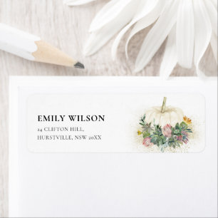 ETIQUETA DIRECCIÓN DE FAUNA SUCULENTE DE LA PROTEA BLANCA D