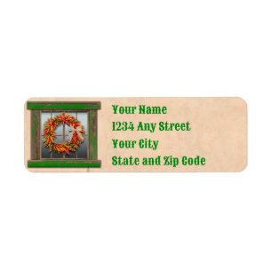 Etiqueta Dirección de feriado rústico en el suroeste de Chi