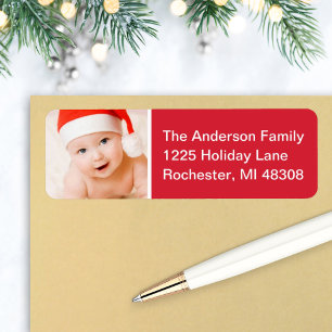 Etiqueta Dirección de foto de Navidad de familia moderna ro
