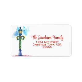 Etiqueta Dirección de gran retorno de la lámpara de color d