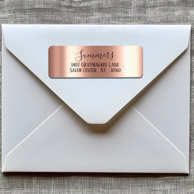 Etiqueta Dirección de guión Metalizado cepillado de oro Ros (Subido por el creador)