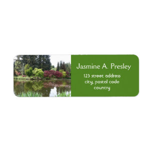 Etiqueta Dirección de jardín de primavera impresionante