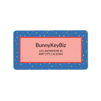 Etiqueta Dirección de la empresa Celtic Blue Mini Hearts Bu