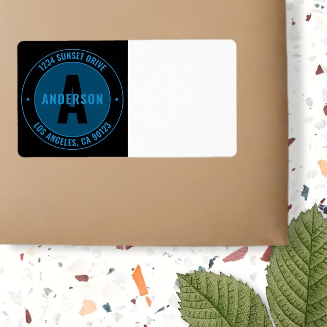 Etiqueta Dirección De Monograma Y Devolución Negrita, Etc.  (Subido por el creador)