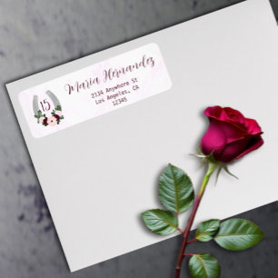 Etiqueta Dirección de Quinceañera de Herradura Occidental F