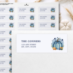 Etiqueta Dirección de Regreso de Baby Shower del Niño Calab