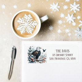 Etiqueta Dirección de retorno de águila calva de color de a