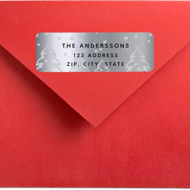 Etiqueta Dirección de retorno de árboles forestales platead (Subido por el creador)