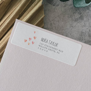 Etiqueta Dirección de retorno de Baby Shower de Chica de co