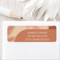 Dirección de retorno de Boho Moderno Floral Art Te