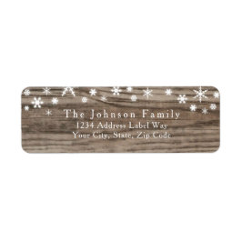 Etiqueta Dirección de retorno de ferias rústicas de madera 