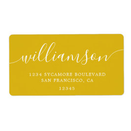 Etiqueta Dirección de retorno de la familia de guiones amar