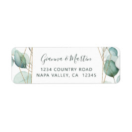 Etiqueta Dirección de retorno de la vegetación geométrica d