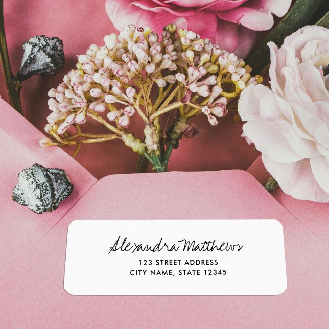 Etiqueta Dirección de retorno de script de tipo blanco y ne (Subido por el creador)