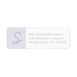 Etiqueta Dirección de retorno inicial de la ducha de bebé e