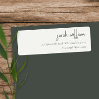 Dirección de tipografía mínima de escritura blanca