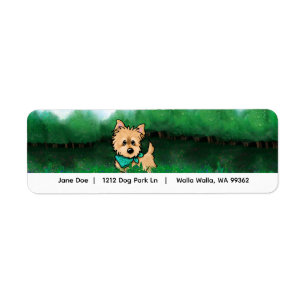 Etiqueta Dirección del Cairn Terrier