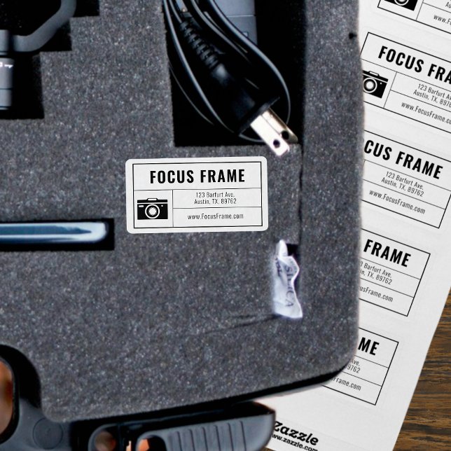 Etiqueta Dirección del Ilustracion de lente del fotógrafo d (Subido por el creador)