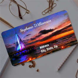 Etiqueta Dirección Los Muertos Pier 1182