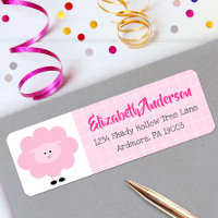 Dirección moderna Kawaii de cordero rosa para baby