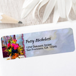 Etiqueta Dirección PM0001 de las flores de amor