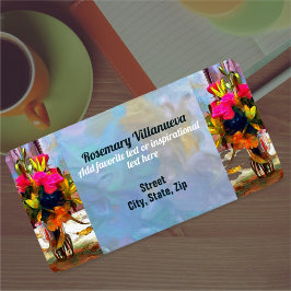 Etiqueta Dirección PM0001 de las flores de amor