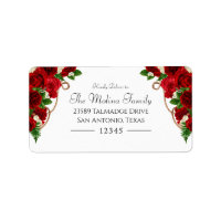 Dirección Quinceanera de Carro Floral Rosa Rojo