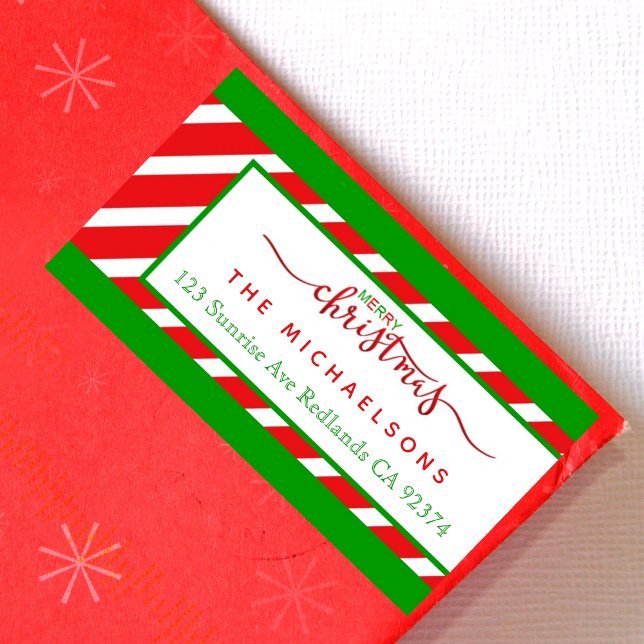 Etiqueta Dirección Red Green ChristmasReturn (Subido por el creador)