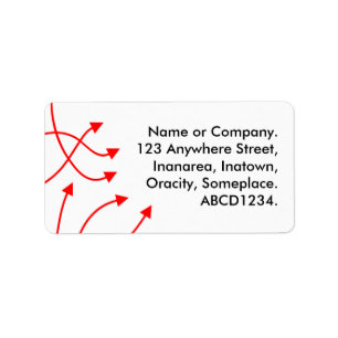 Etiqueta Direcciones - Blanco