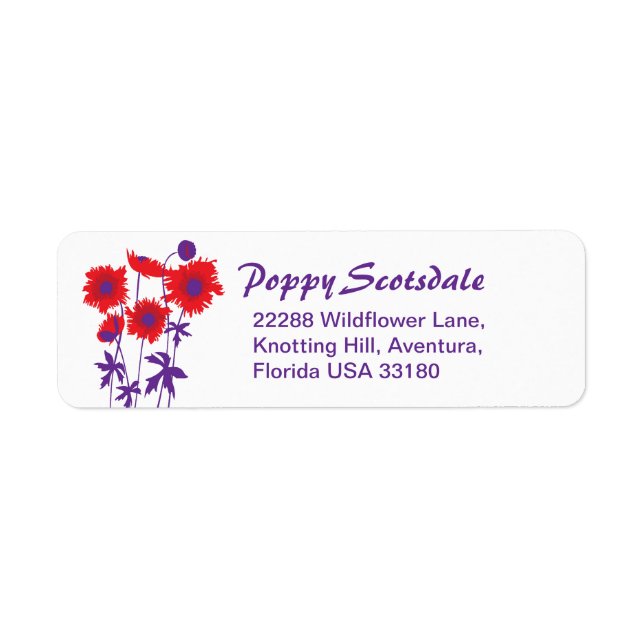 Etiqueta Discográficas delgadas de papas florales responden (Frente)