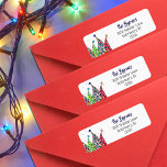 Etiqueta Discoteca Christmas Trees Return Address<br><div class="desc">Aumente su correspondencia de vacaciones con nuestras etiquetas de dirección de devolución de árboles de Navidad decorados con disco, una combinación perfecta para la colección de tarjetas de Navidades de café y té. Estas etiquetas le añaden un toque de encanto festivo a sus sobres. Con magníficas obras de arte de...</div>