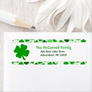 Etiqueta Discurso del Día de San Patricio en Shamrock