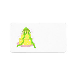 Etiqueta Diseñador Lemon Cake