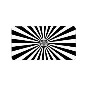 Etiqueta Diseño clásico de la rueda giratoria óptica