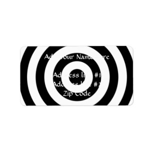 Etiqueta Diseño de Bullseye