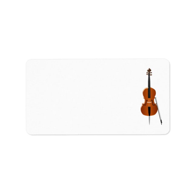 Etiqueta Diseño de Cello (Frente)