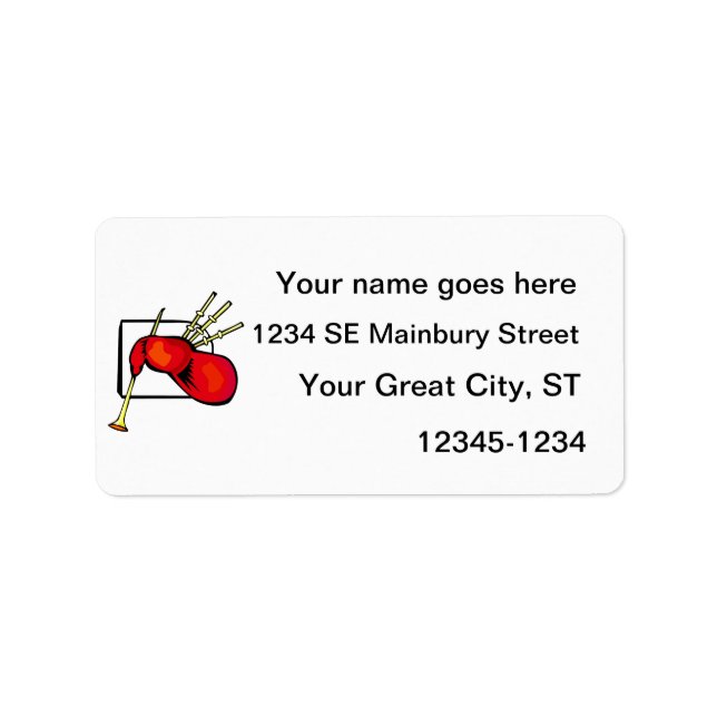 Etiqueta Diseño de imágenes gráficas en bruto y marrón (Frente)