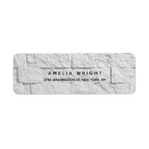 Etiqueta Diseño de pared moderno y elegante
