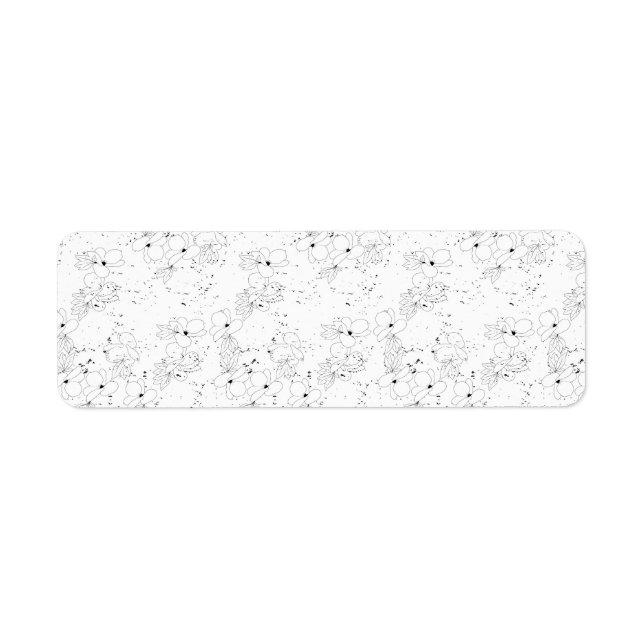 Etiqueta diseño decorativo dos (Frente)