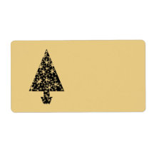Diseño del árbol de navidad del negro y del color