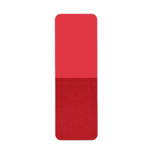 Etiqueta Diseño personalizado dividido de texturas rojas - 