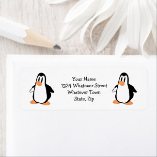 Etiqueta Diseño pingüino
