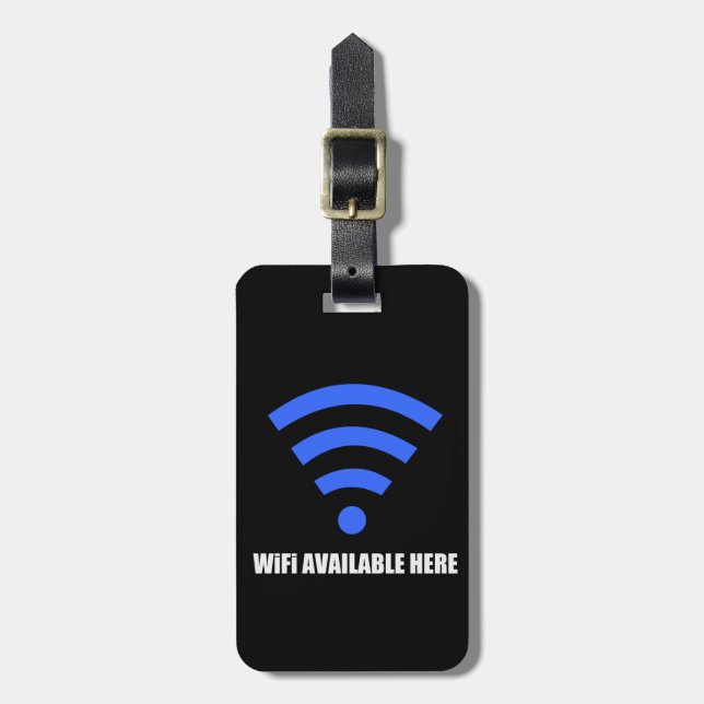 Etiqueta disponible del equipaje de Wifi aquí (Frente Vertical)