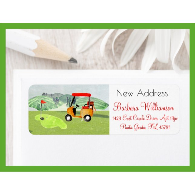 Etiqueta Diversión escénica Carro de golf Trasladado Nueva  (Subido por el creador)